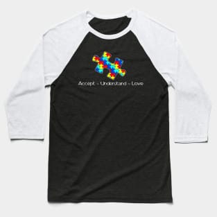 Autism Awareness Puzzle Love T-Shirt Baseball T-Shirt